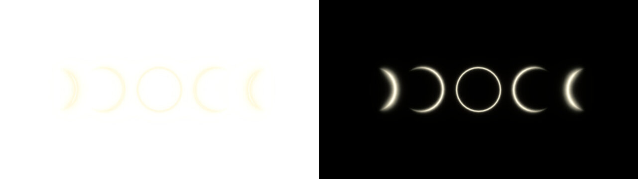 Solar eclipse celestial bodies alignment photography showing the sun partially obscured by the moon in space