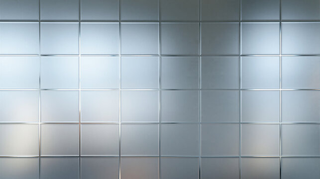 Modern Frosted Glass Panel Grid Wall Background