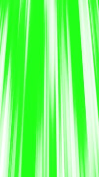 Vertical white anime speedlines moving up on green screen seamless loop