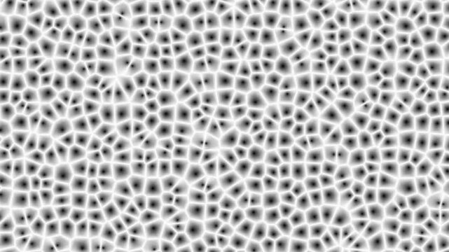 Dense microscopic cellular pattern resembling bacteria field moving in organic motion, seamless loop background