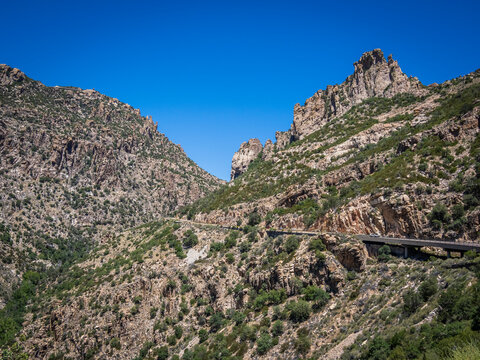 The Catalina Highway  and General Hitchcock Highway. In the Santa Catalina Mountains  often called the Mount Lemmon Scenic Byway; outside Tucson Arizona, USA