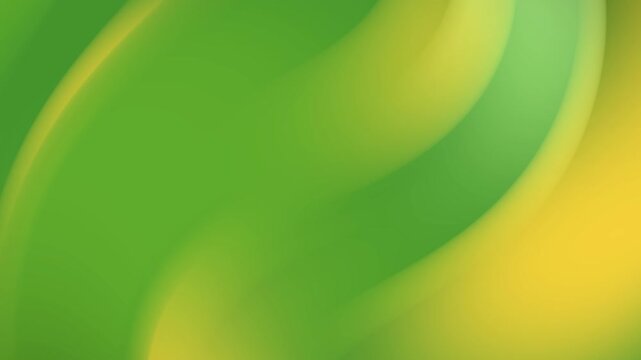 Abstract background with smooth green and yellow flowing waves, soft gradients, and artistic blur. Suitable for website design, presentations, and creative projects.