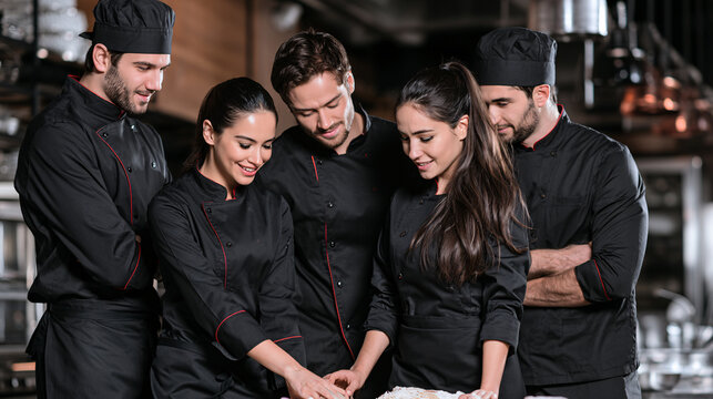 Diverse Chefs Teaching Sourdough Bread Workshop Authentic Culinary Arts Gastronomy Realism Education Bakery