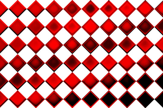square Metallic red color