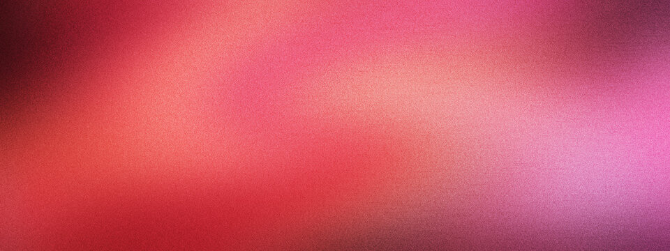 Abstract red gradient background with soft pink light leaks. Vibrant crimson blur texture for romantic web design. Smooth magenta color transition for modern digital art and banner backdrop.