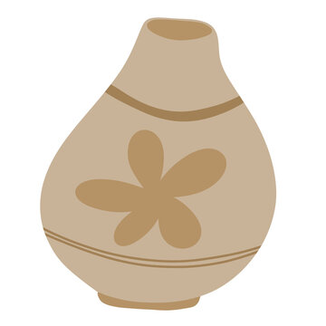 vector illustration of a vase