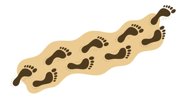 Illustration of a cartoonstyle worm with multiple segments on a beige background