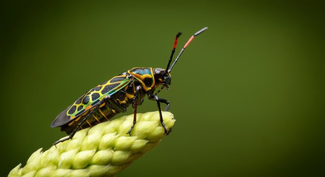 colorful animal insect close up photography