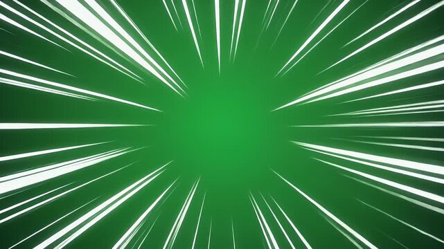 A repeating pattern of four green panels, each filled with radial white lines emanating from the center, suggesting motion or speed.