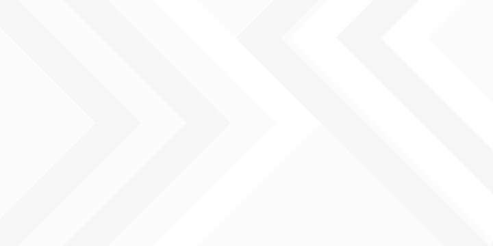 Technology banner design with white and grey arrows. Abstract geometric vector background