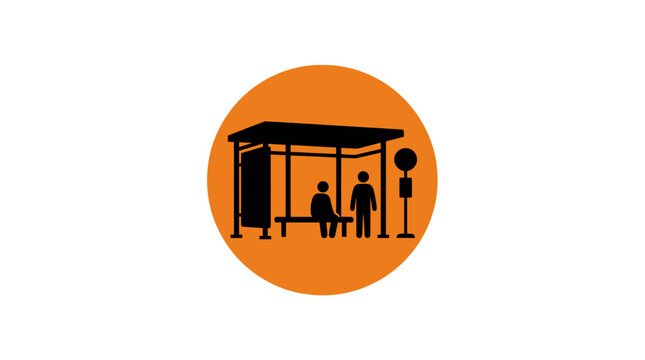 Bus Stop Icon Design