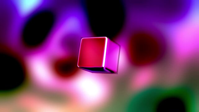 Code Generated Mathematical Motion Graphics 4K Abstract Video Loop
