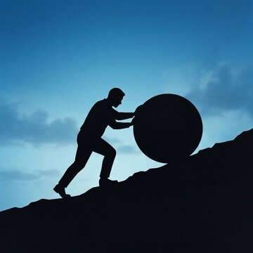 pushing heavy ball