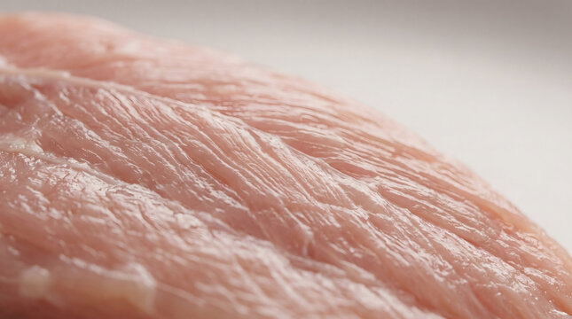 Detail of fresh raw chicken breast meat