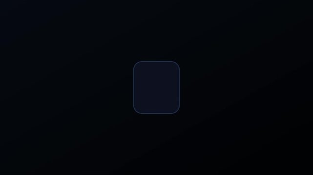 Minimalist dark ui loading spinner animation for digital interface 4k