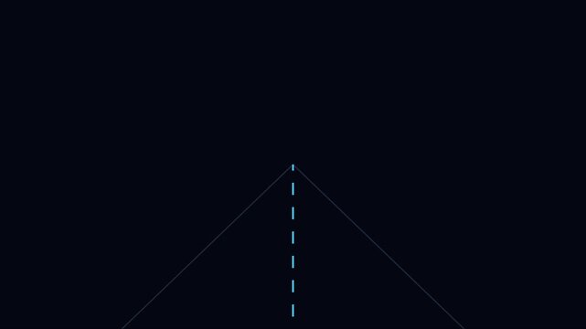 Minimalist digital clock interface animation with glowing time indicator 4k