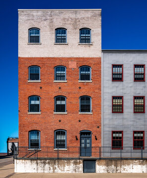 Old Brick Warehouse Building in Dubuque, Iowa