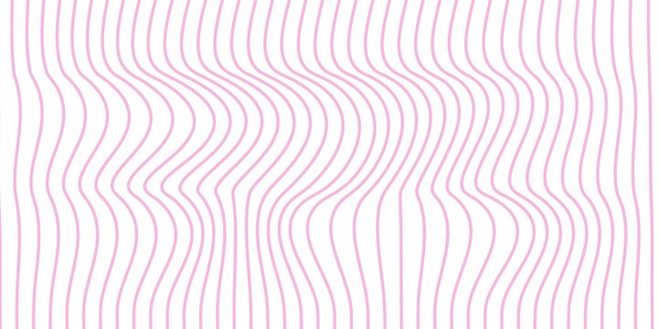 Pink and orange gradient background with thin vertical wavy lines pattern