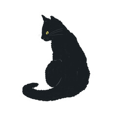 Cat illustration © Tomono Kanako