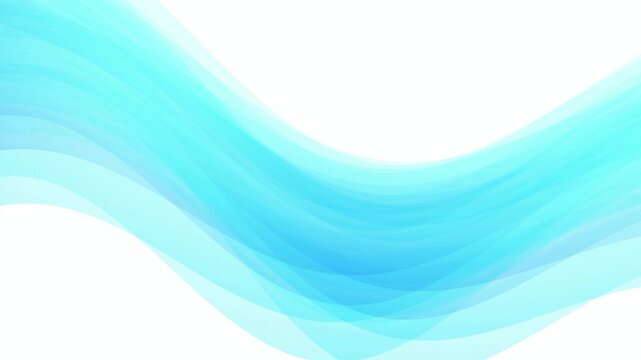Abstract Flowing Blue Wave Graphic 4K