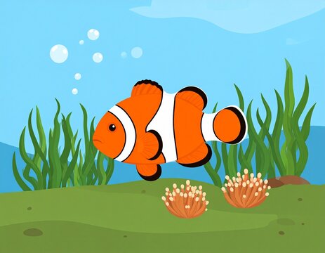 tropical fish in the water