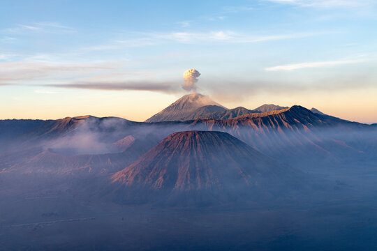 Semeru, Bromo and Batok volcano