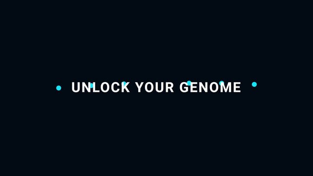 Unlock your genome: modern dna sequencing and genetic research motion concept animation 4k genetics