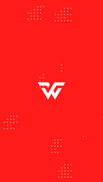 Vertical Bold Text Fast Intro Logo Reveal with Dot Pattern &ndash; Quick Animated Brand Opener for Short-Form Video