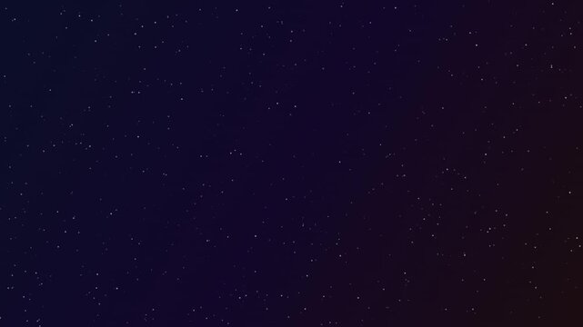 Abstract space background featuring sparkling glowing stars in deep dark blue night sky galaxy cosmic travel motion video footage for science fiction project clip.