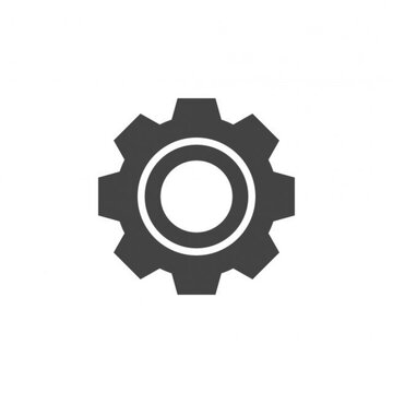 gear icon vector illustration