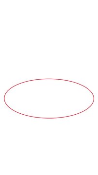 Highlight or emphasis effect, hand drawing circles animation on black background, , Oval Scribble Animation &ndash; Hand Drawn Doodle Sketch Ellipse, red circle highlighter scribble animation. 