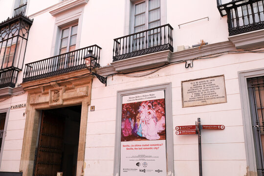 The Casa Fabiola in San Bartolome neighborhood in Seville city