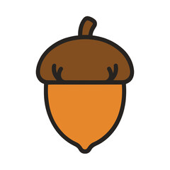 Simple Acorn Icon © gesti