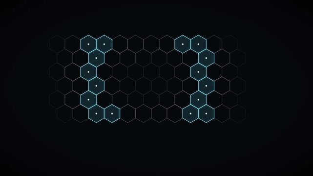 Hexagon Hive Wave Loop