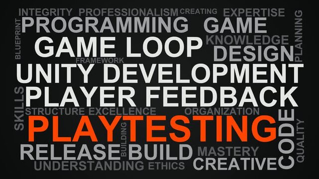 Playtesting Word Cloud