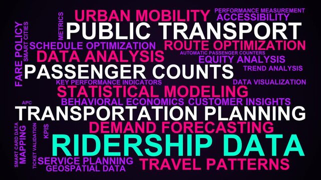 Ridership Data Word Cloud