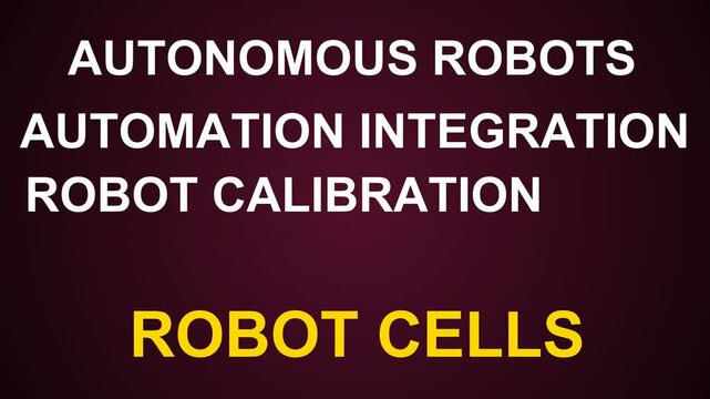 Robot Cells Word Cloud