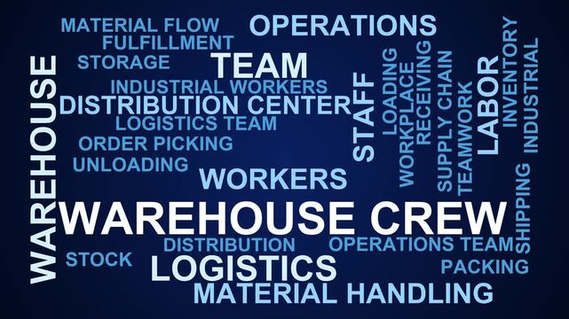 Warehouse Crew Word Cloud