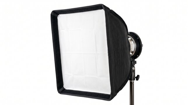 softbox studio lighting light modifier diffuser lighting equipment strobe light flash modifier video lighting photography gear portrait lighting on transparent background