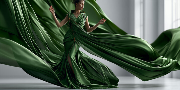 Presentday dance performance showcasing bold costumes and smooth motions in lighting