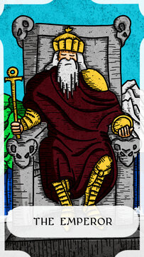 The Emperor Tarot Card Symbolizing Authority, Power and Leadership