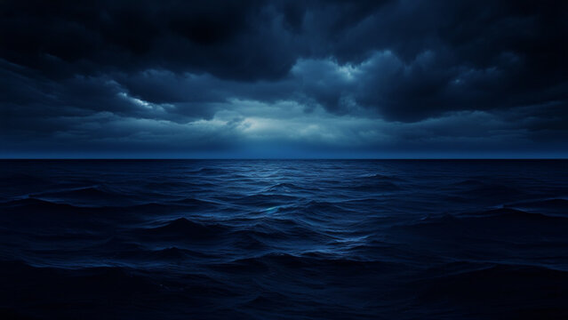 deep dark ocean