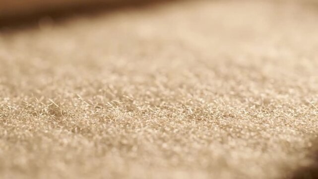 Fine beige granular texture forming a soft neutral natural background