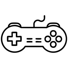 Retro Gaming Controller With Directional Buttons And Antenna Isolated on a Transparent or White Background © WeblyWork