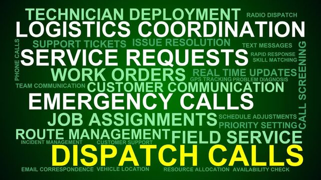 Dispatch Calls Word Cloud
