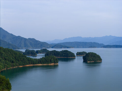 Qiandao lake in Zhejiang