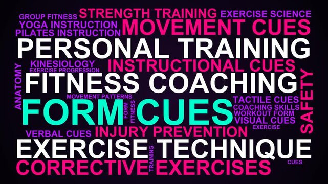 Form Cues Word Cloud
