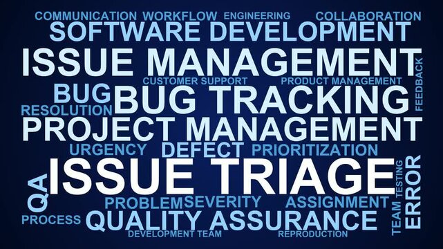Issue Triage Word Cloud