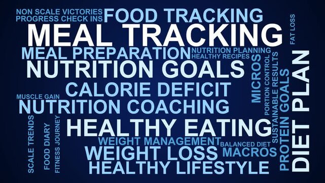 Meal Tracking Word Cloud