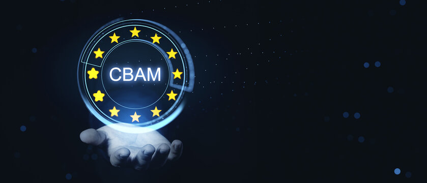 Holographic scam warning symbol with yellow stars floating above an open hand, digital fraud prevention concept on a dark blue starry background.